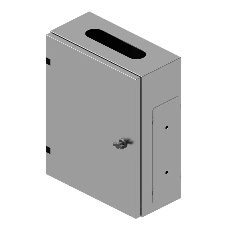 Stainless-Steel Enclosure With Mounting Plate