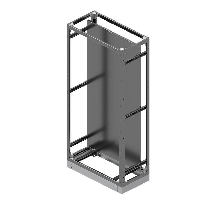 Floor Standing Modular Enclosure Frame With Mounting Plate