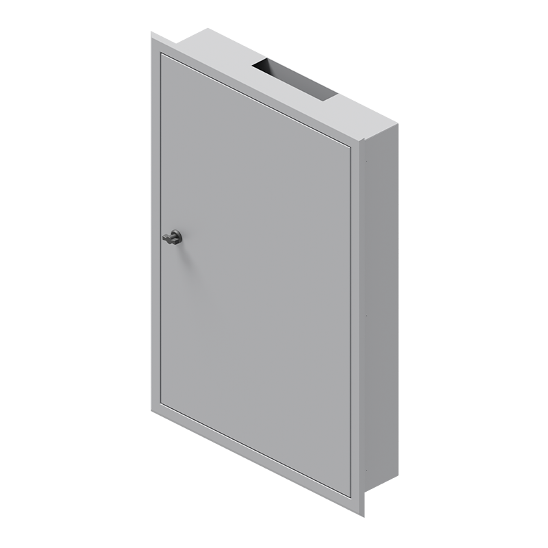 Recessed Enclosure With Mounting Plate